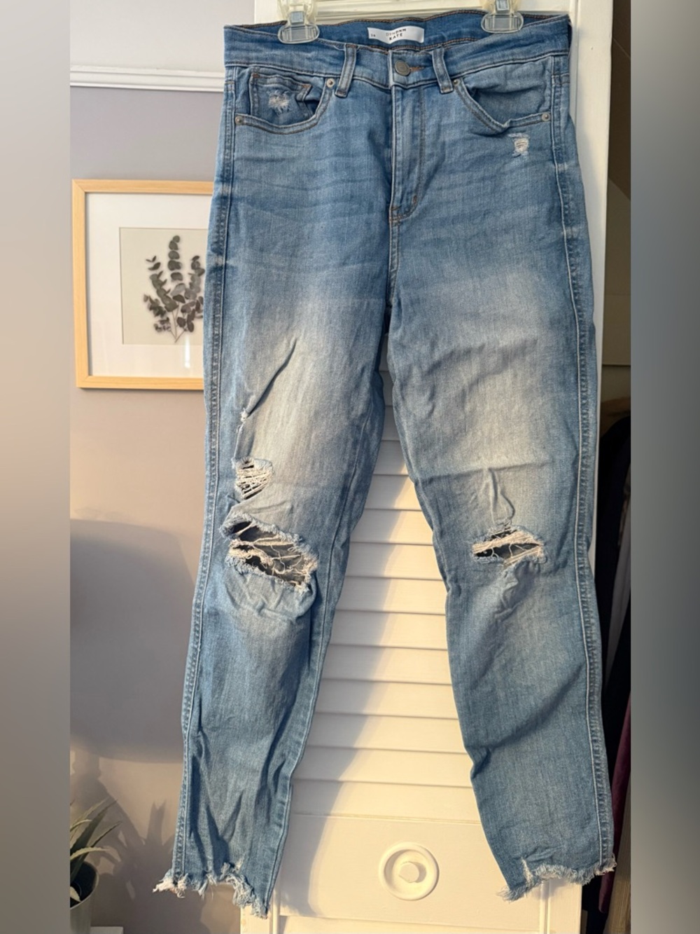 Dynamite Kate Light Blue Distressed Women’s Jeans